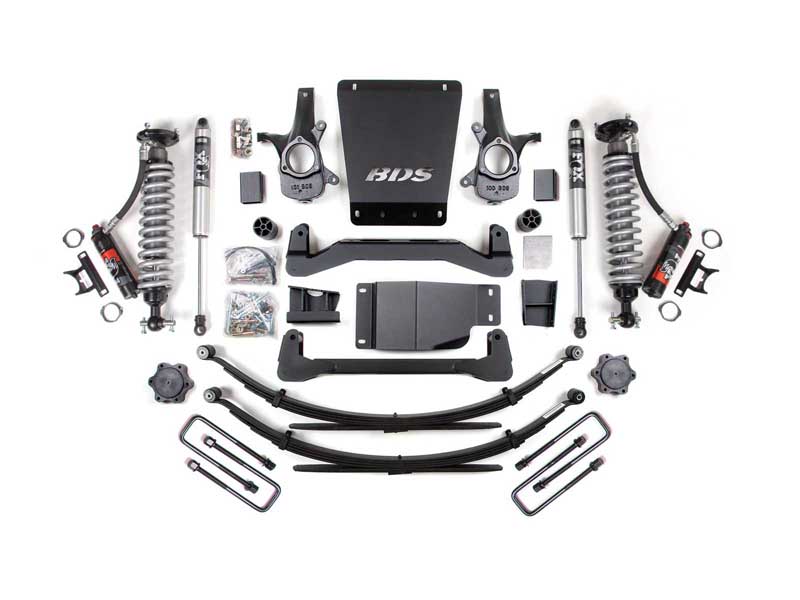 BDS Suspension BDS185PSS 4" Lift Kit FOX 2.0 Coil-Over 2007-2013 Silverado/Sierra 1500 4WD