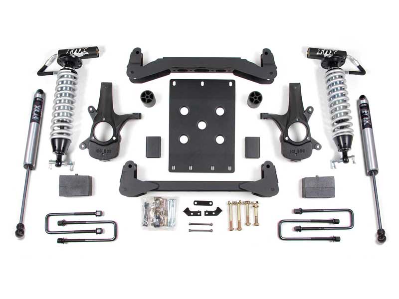 BDS Suspension BDS187FDSC 4" Lift Kit FOX 2.5 Coil-Over Leaf Springs 2007-2013 GM 1500 Truck 2WD
