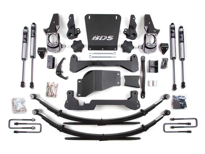 BDS Suspension BDS190FS 7" Lift Kit 2001-2010 Silverado/Sierra 2500/3500 4WD