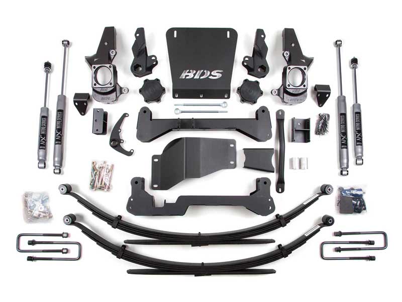 BDS Suspension BDS190H 7" Lift Kit 2001-2010 Silverado/Sierra 2500/3500 4WD