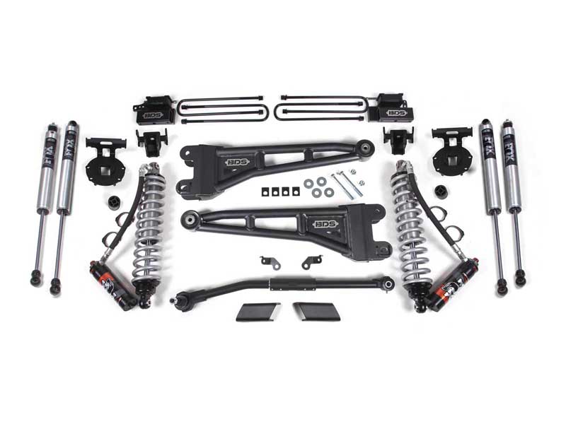 BDS Suspension BDS1915FPE 2.5" Lift Kit w/Radius Arm FOX 2.5 Coil-Over 2020-2022 F450 4WD