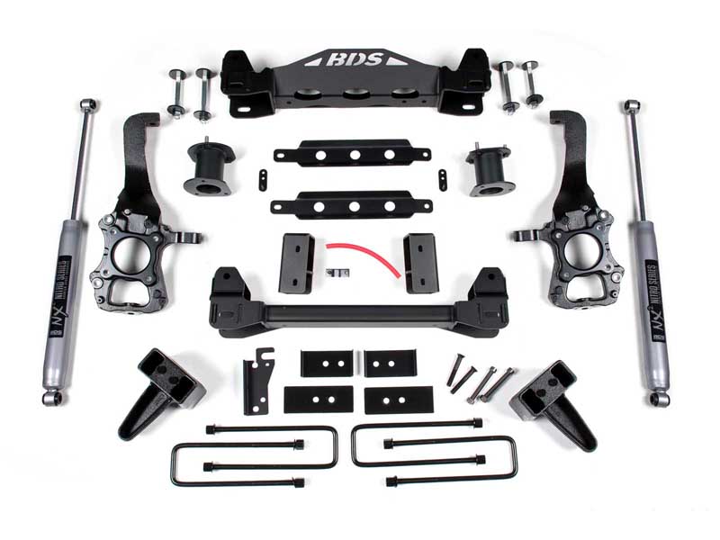 BDS Suspension BDS1916FS 6" Lift Kit 2014 F150 2WD 4" Block Kit Fox 2.0 Performance Shocks