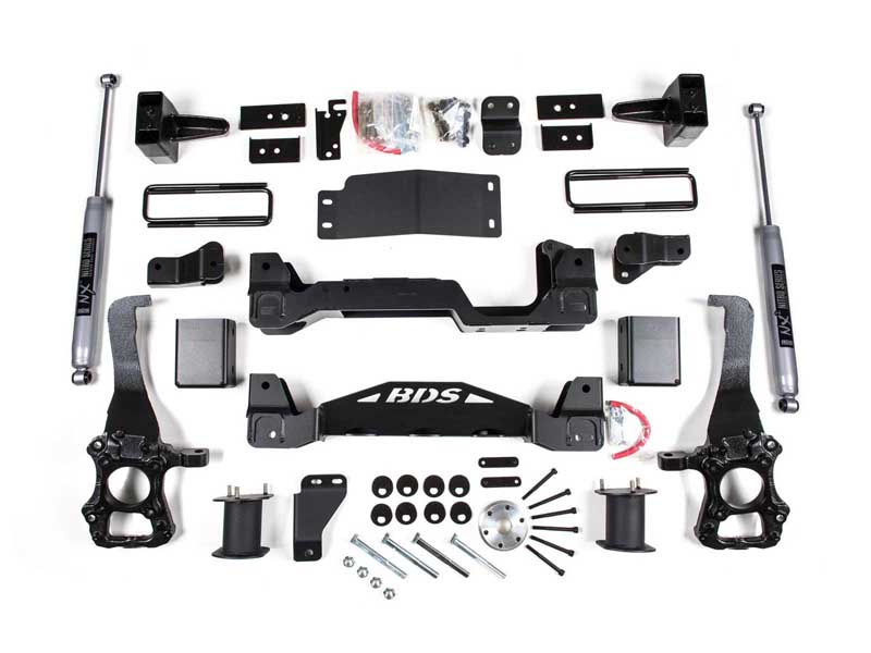 BDS Suspension BDS1919H 6" Lift Kit 2009-2013 Ford F150 4WD 4" Block NX2 Nitro Shocks
