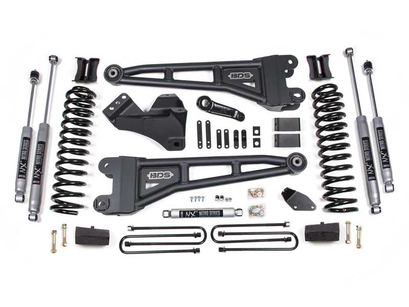 BDS Suspension BDS1938FS 4" Lift Kit w/ Radius Arm 2008-2010 Ford F250/F350 4WD Diesel