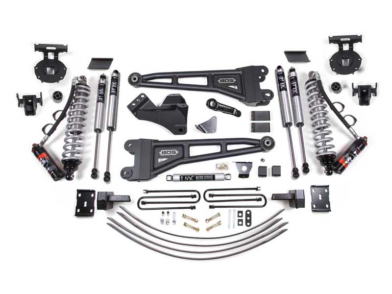 BDS Suspension BDS1946FPE 6" Lift Kit w/Radius Arm FOX 2.5 Coil-Over 2005-2007 F250/F350 4WD Diesel