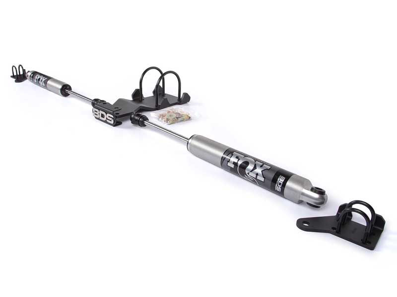 BDS Suspension BDS2001FS FOX 2.0 Dual Steering Stabilizer 2017-2024 F450/F550 4WD