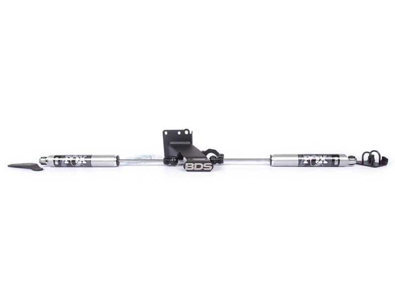 BDS Suspension BDS2015DF FOX 2.0 Dual Steering Stabilizer T-Style 2014-18 Ram 2500 & 3500 13-18 4WD