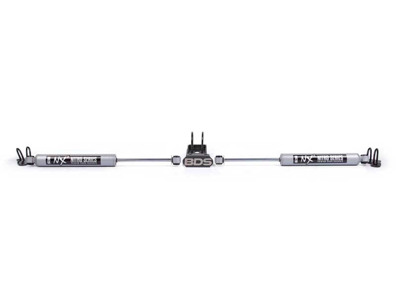 BDS Suspension BDS2027DH Dual Steering Stabilizer Kit w/ NX2 Shocks 2007-2018 Jeep Wrangler JK
