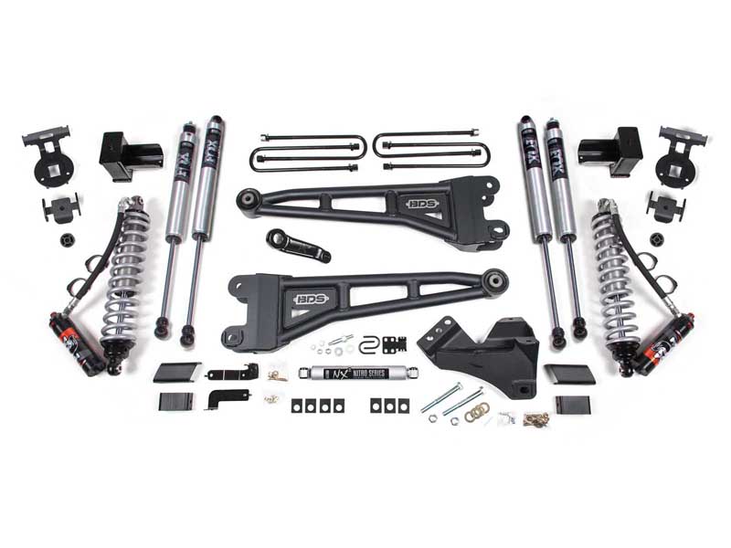 BDS Suspension BDS2203FPE 5" Lift Kit w/Radius Arm FOX 2.5 Coil-Over 2023-2024 F250/F350 4WD Diesel