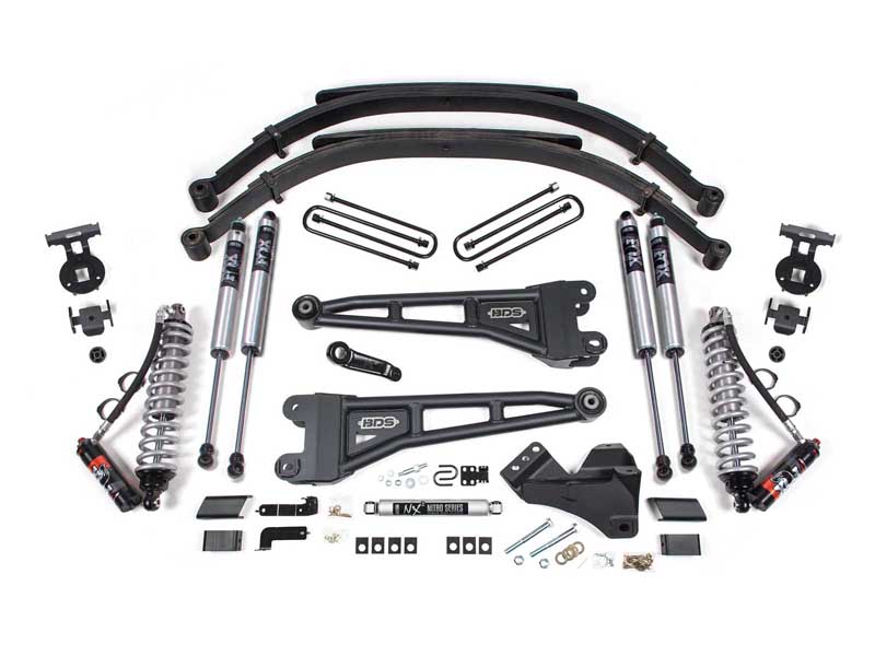 BDS Suspension BDS2208FPE 5" Lift Kit w/Radius Arm FOX 2.5 Coil-Over 2023-2024 F250/F350 4WD Diesel