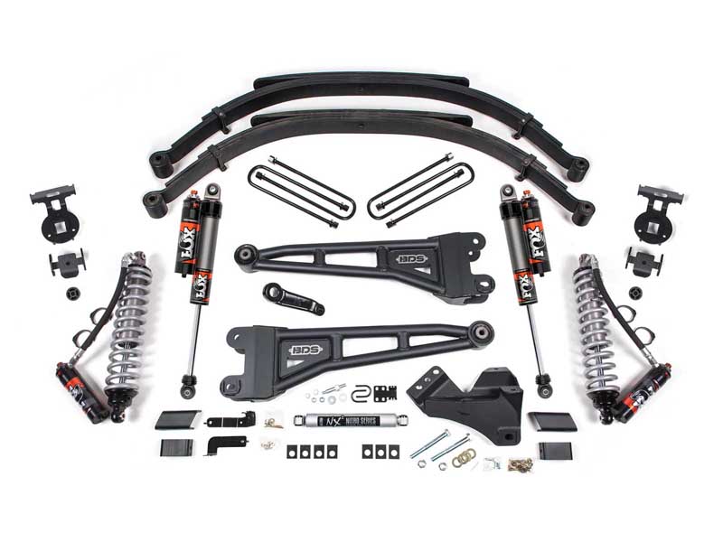 BDS Suspension BDS2211FPE 5" Lift Kit w/Radius Arm FOX 2.5 Coil-Over 2023-2024 F250/F350 4WD Diesel