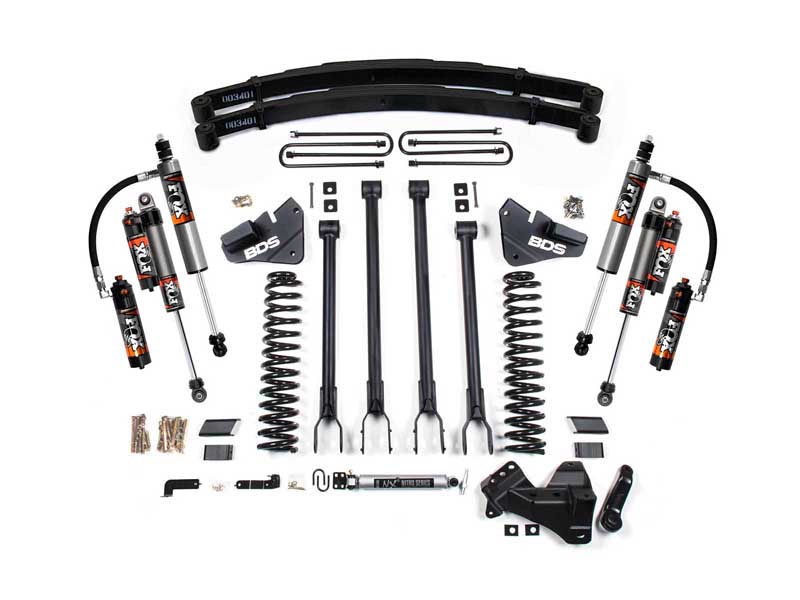 BDS Suspension BDS2214FPE 5" Lift Kit w/ 4-Link 2020-2022 Ford F250/F350 4WD Gas