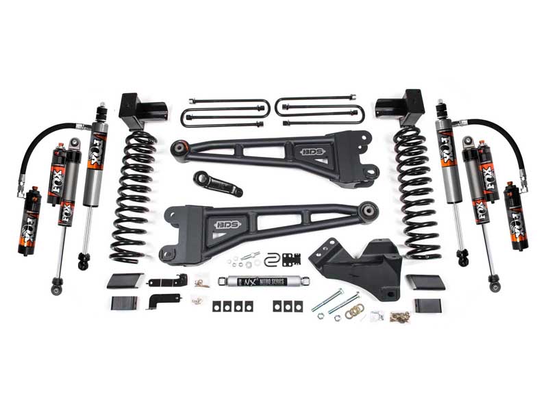 BDS Suspension BDS2221FPE 4" Lift Kit w/ Radius Arm 2017-2019 Ford F250/F350 4WD Gas