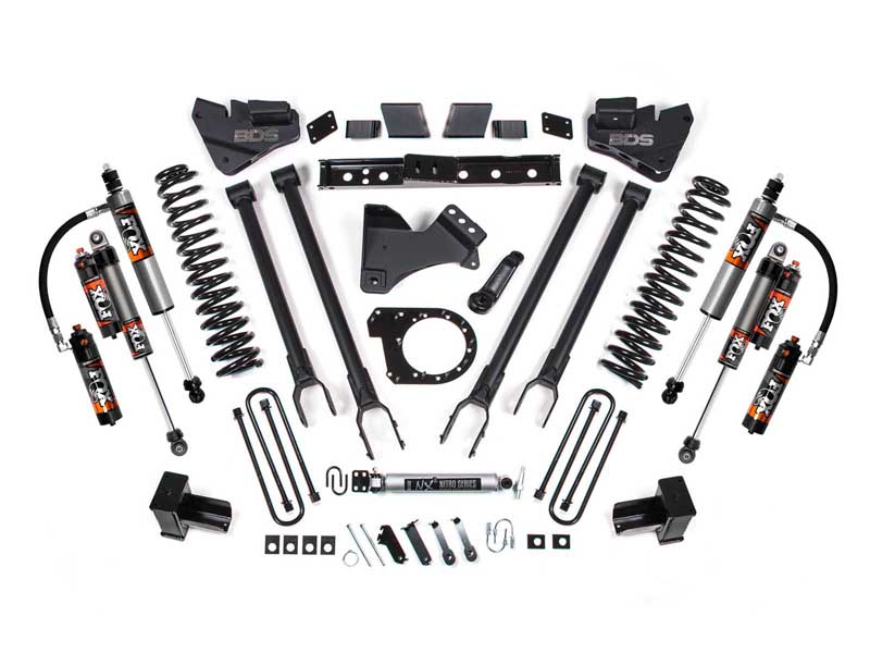 BDS Suspension BDS2225FPE 6" Lift Kit 4-Link Conversion 2017-2019 F250/F350 4WD Diesel