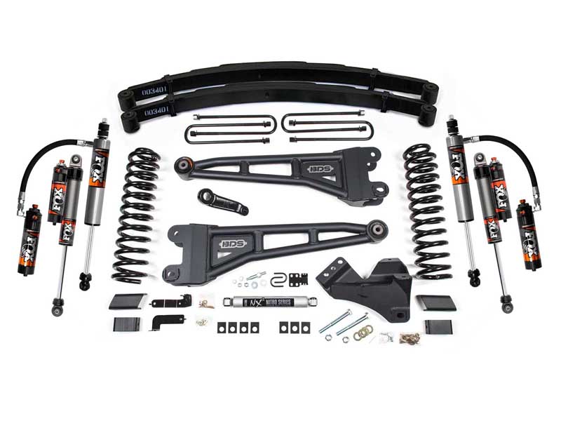 BDS Suspension BDS2235FPE 4" Lift Kit w/ Radius Arm 2017-2019 Ford F250/F350 4WD Gas