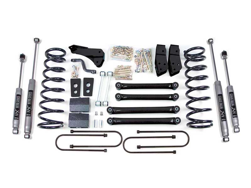 BDS Suspension BDS274H 4" Lift Kit 2005-2007 Ram 2500 Power Wagon 4WD 4" Axle NX2 Nitro Shocks