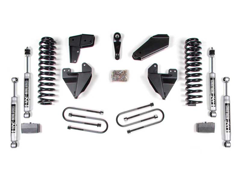 BDS Suspension BDS362H 4" Lift Kit 1980-1986 F150/Bronco 4WD Block Kit & Add A Leaf NX2 Nitro