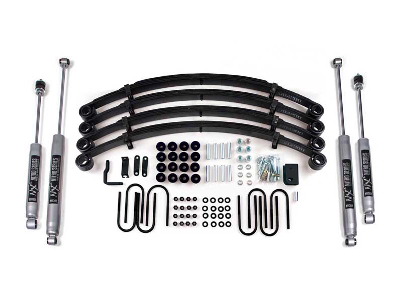 BDS Suspension BDS408H 2" Lift Kit 1987-1995 Jeep Wrangler YJ NX2 Nitro Shocks