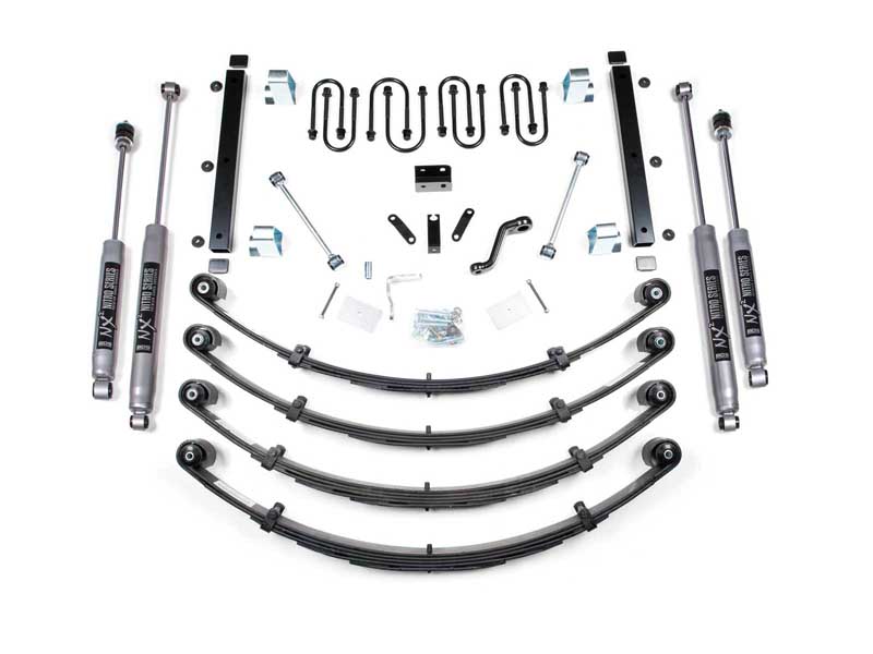 BDS Suspension BDS410H 3.5" Lift Kit 1987-1995 Wrangler YJ Heavy Duty Leaf Springs NX2 Nitro