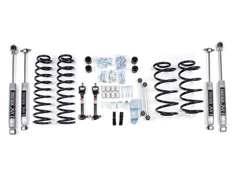 BDS Suspension BDS424H 3" Lift Kit 2003-2006 Jeep Wrangler TJ Rubicon NX2 Nitro Shocks