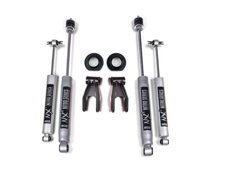 BDS Suspension BDS425H 0.75" Lift Kit 1984-2001 Jeep Cherokee XJ With NX2 Shocks