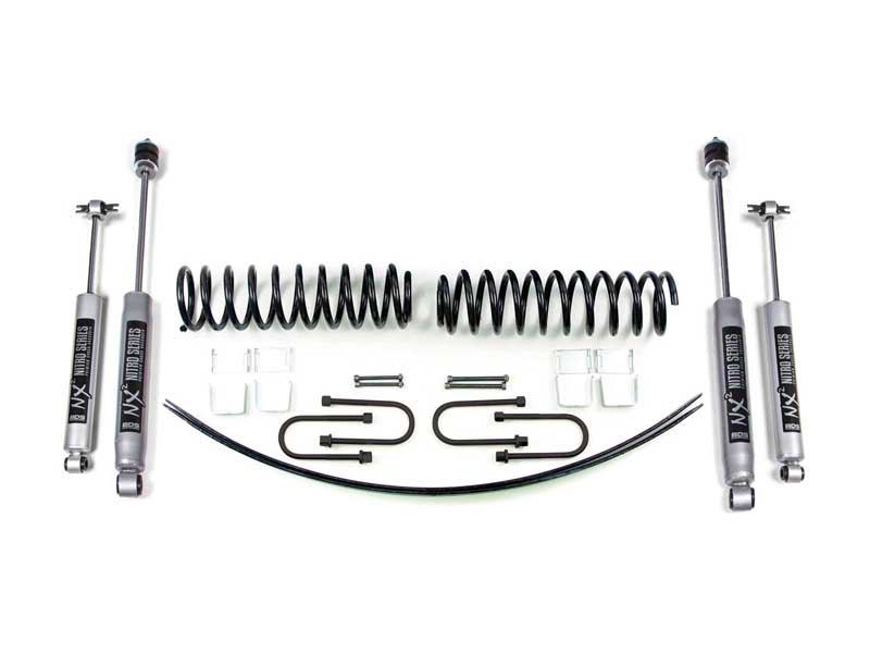BDS Suspension BDS429H 2" Lift Kit 1984-2001 Jeep Cherokee XJ Dana 35 Rear Axle NX2 Nitro Shocks