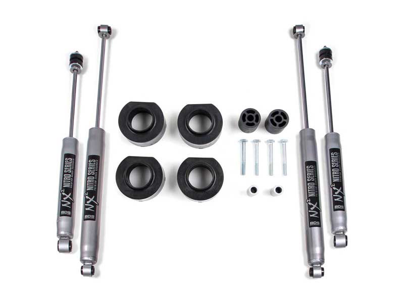 BDS Suspension BDS444H 1.75" Lift Kit 1993-1998 Jeep Grand Cherokee ZJ With NX2 Nitro Shocks