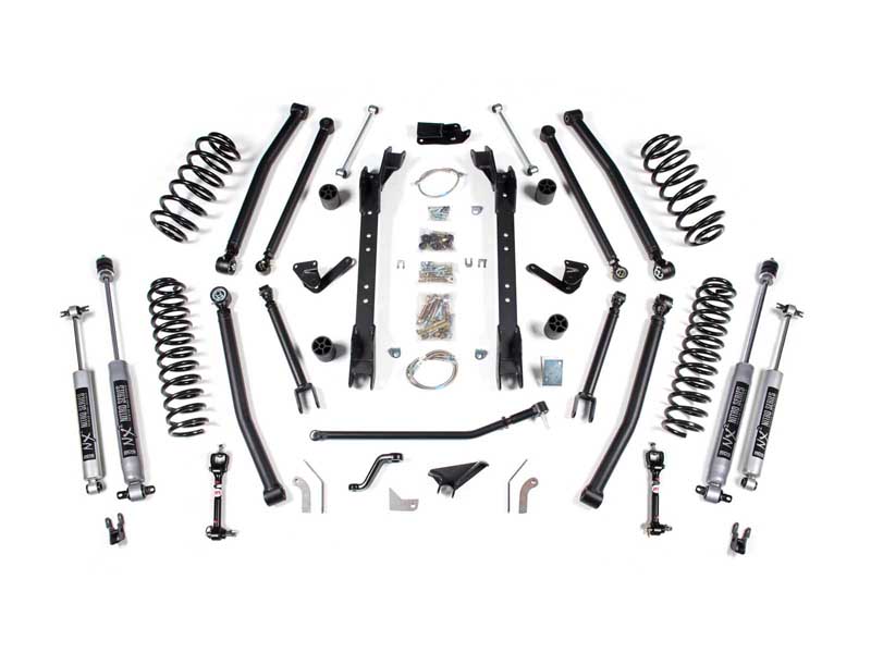 BDS Suspension BDS477H 4.5" Lift Kit Long Arm Conversion 1997-2006 Jeep Wrangler TJ NX2 Nitro