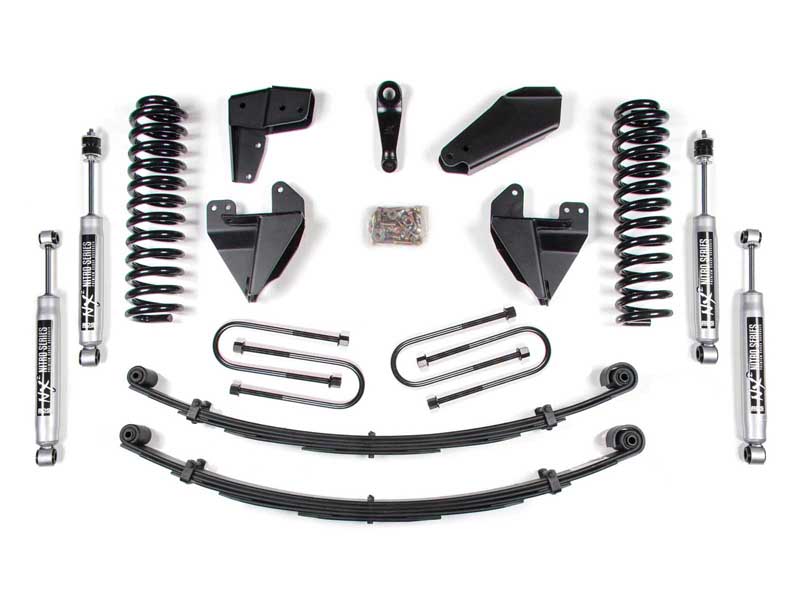 BDS Suspension BDS511H 6" Lift Kit 1980-1996 Ford F100/F150 4WD 6" Leaf Springs NX2 Nitro