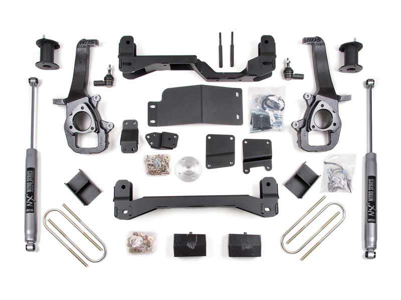 BDS Suspension BDS625FS 4" Lift Kit 2006-2008 Ram 1500 4WD Fox 2.0 Performance Shocks