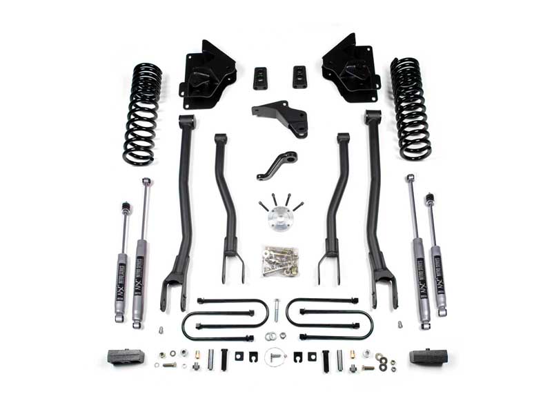 BDS Suspension BDS697FS 4" Lift Kit w/ 4-Link 2013-2018 Ram 3500 4WD Diesel