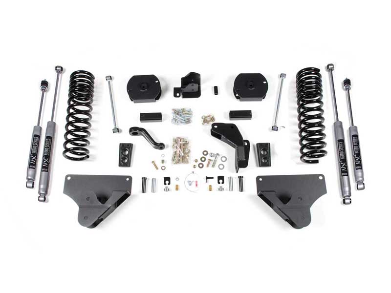 BDS Suspension BDS698H 4" Lift Kit 2014-2018 Ram 2500 4WD Diesel Rear Coil Spacer NX2 Nitro Shocks
