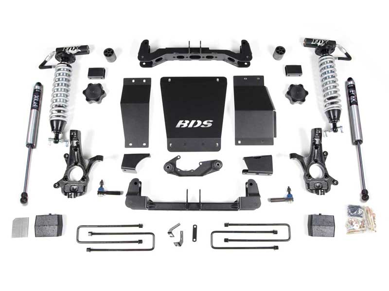 BDS Suspension BDS710FDSC 6" Lift Kit FOX 2.5 Coil-Over 2014-2018 Silverado/Sierra 1500 4WD