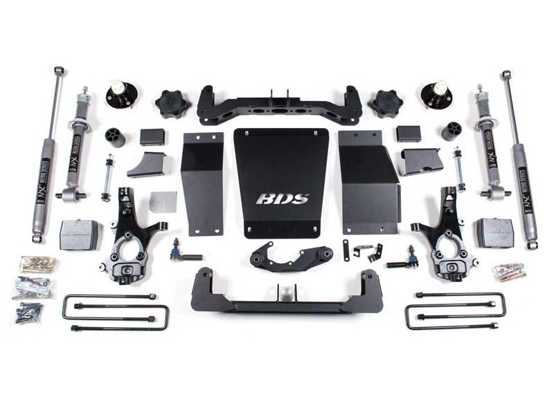 BDS Suspension BDS711H 6" Lift Kit 2014-2018 Silverado/Sierra 1500 4WD