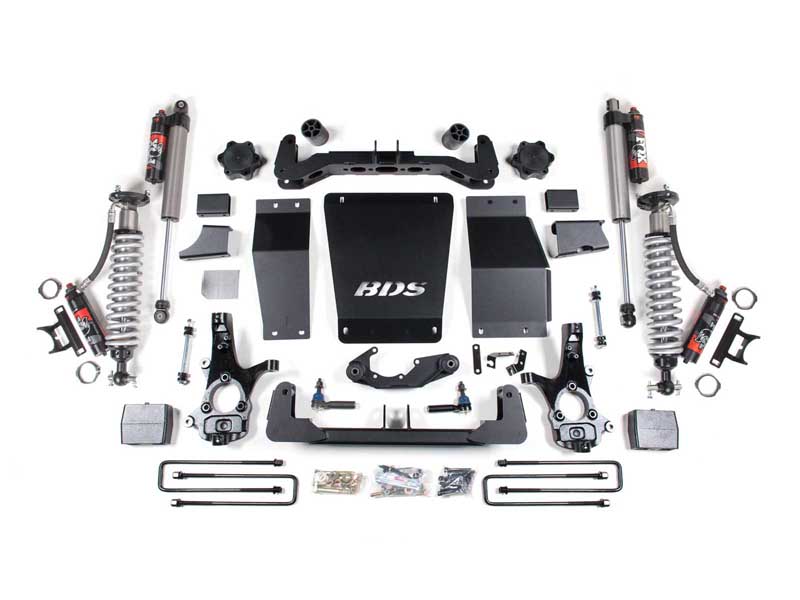 BDS Suspension BDS711PES 6" Lift Kit FOX 2.5 Coil-Over 2014-2018 Silverado/Sierra 1500 4WD
