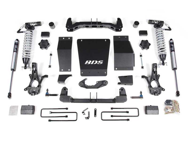 BDS Suspension BDS712FDSC 4" Lift Kit FOX 2.5 Coil-Over 2014-2018 Silverado/Sierra 1500 4WD