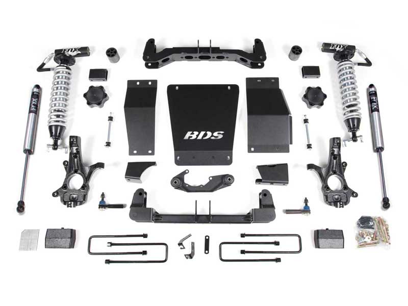 BDS Suspension BDS713FDSC 4" Lift Kit FOX 2.5 Coil-Over for 2014-2018 Silverado/Sierra 1500 4WD