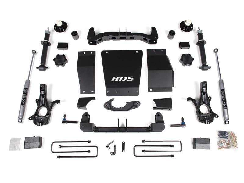 BDS Suspension BDS715H 4" Lift Kit 2014-2018 Silverado/Sierra 1500 4WD