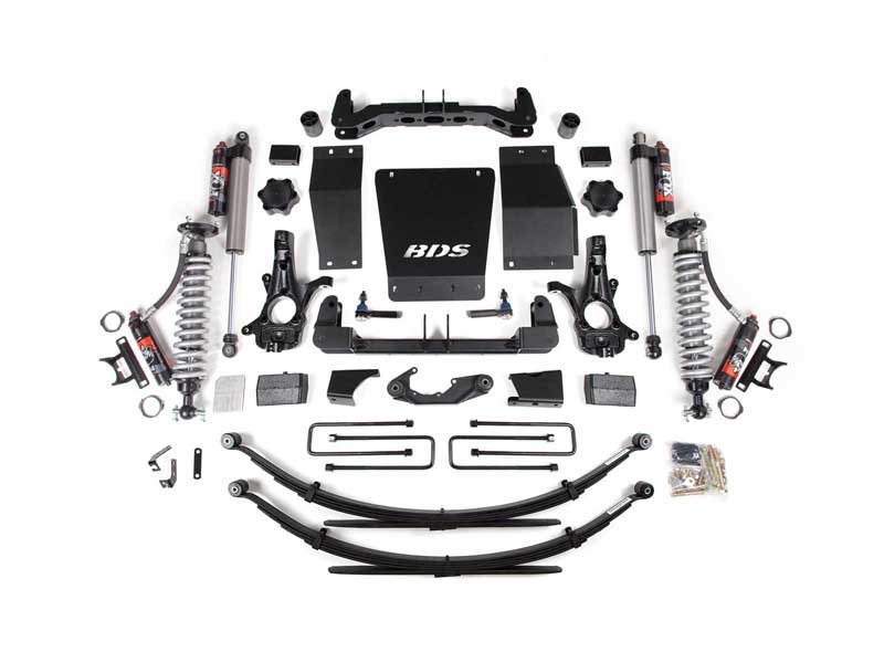 BDS Suspension BDS715PES 4" Lift Kit FOX 2.5 Coil-Over 2014-2018 Silverado/Sierra 1500 4WD