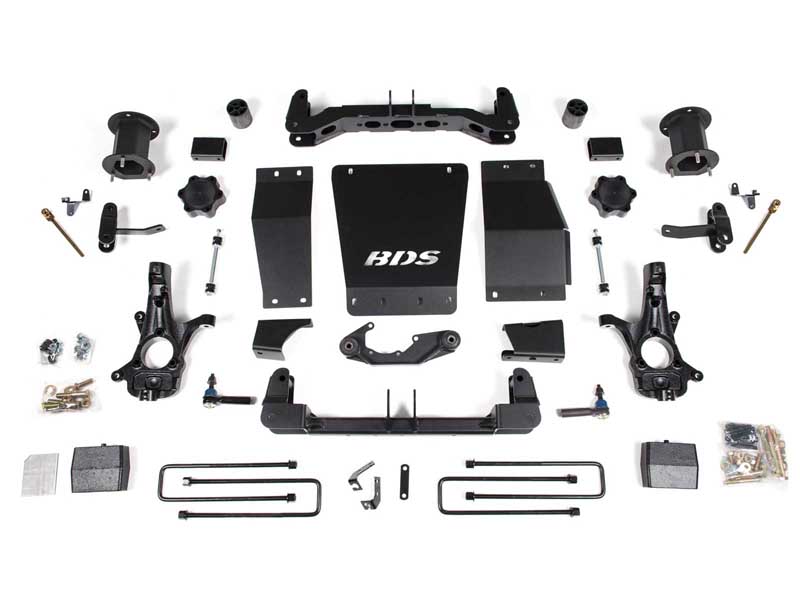 BDS Suspension BDS725H 6" Lift Kit Sierra 1500 14-18 4WD Magneride Equipped Cast Steel Control Arm