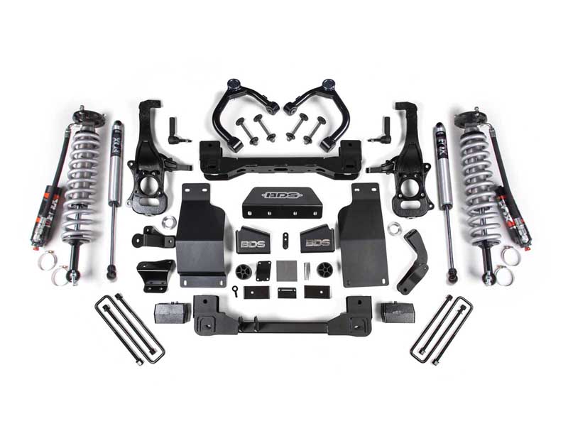 BDS Suspension BDS783FPE 4" Lift Kit Coil-Over 2019-2024 Silverado/Sierra 1500 4WD Diesel