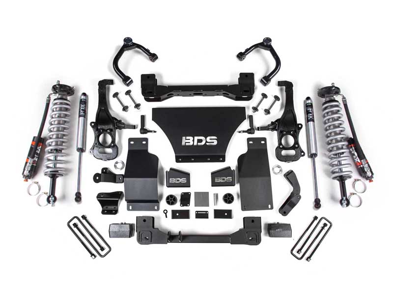 BDS Suspension BDS785FPE 4" Lift Kit FOX 2.5 Coil-Over 2019-2024 GM Trail Boss/AT4 1500 4WD