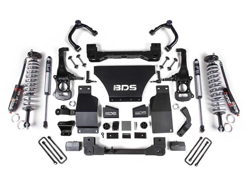 BDS Suspension BDS787FPE 2.5" Lift Kit FOX 2.5 Coil-Over 2019-2024 GM Trail Boss/AT4 1500 4WD
