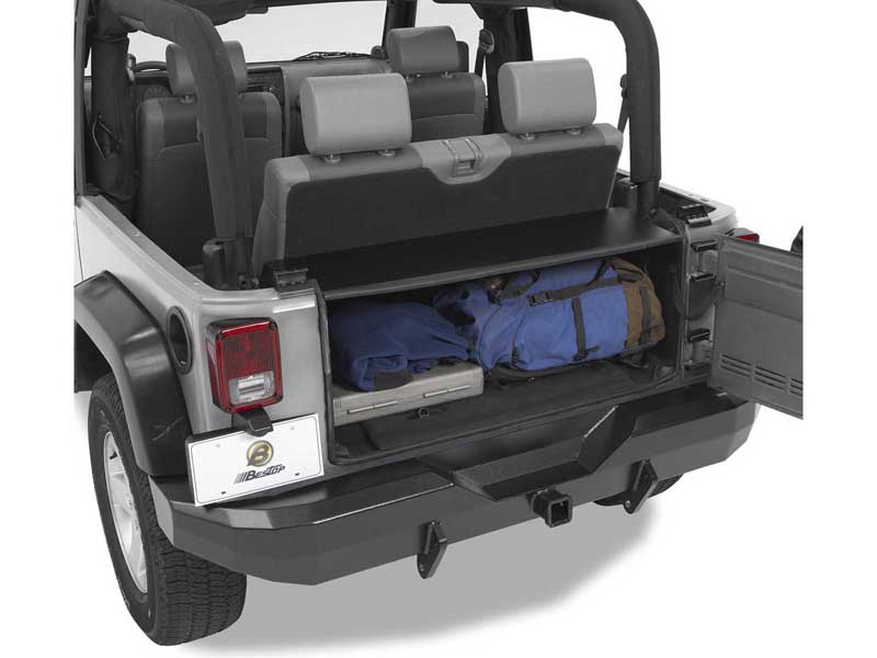 Bestop 42702-01 Jeep Instatrunk Modular Kit For Jeep 2007-2010 Wrangler JK Black Textured Kit