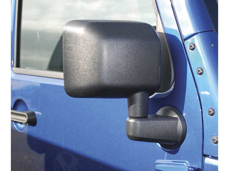 Bestop 51260-01 Mirror Replacement Set For 2007-2018 Wrangler JK W/O Power Mirrors ABS Composite