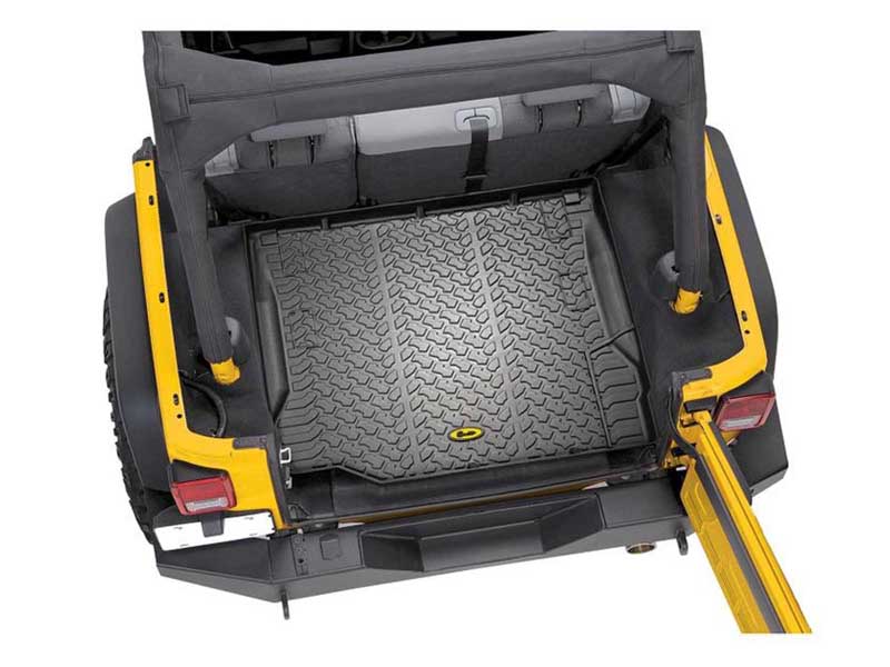 Bestop 51507-01 Rear Jeep Cargo Liner For Jeep 2011-2018 Wrangler JK Black