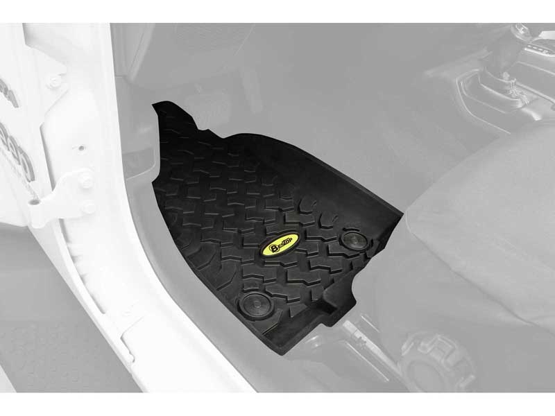 Bestop 51514-01 Floor Mats Jeep '20-26 Gladiator '18-26 Wrangler JL Front Black