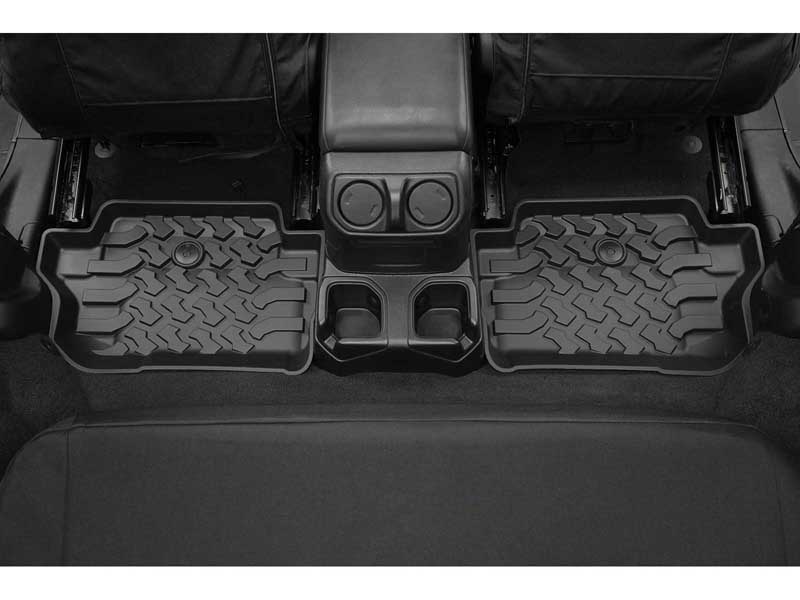 Bestop 51516-01 Floor Mats Jeep '18-26 Wrangler JL 2-Door Rear Black