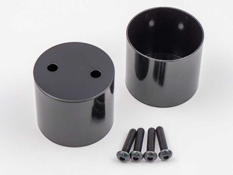 Bestop 51734-01-Dr Mirror Cup Kit Jeep '20-26 Gladiator '18-26 Wrangler JL '07-'18 Wrangler JK Black
