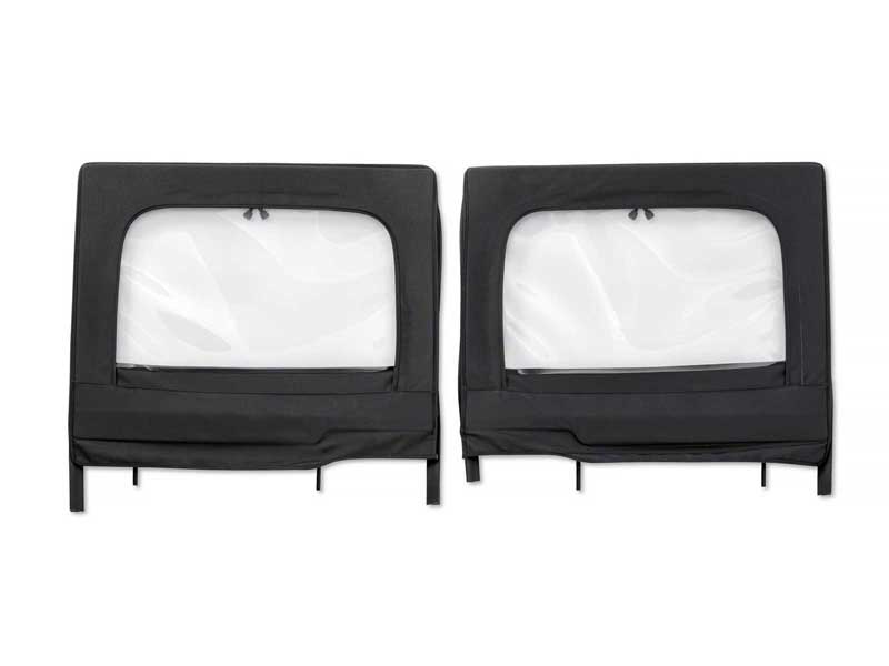 Bestop 51743-35 Element Upper-Doors Jeep '20-26 Gladiator '18-26 Wrangler JL 4-Dr Rear Black Diamond